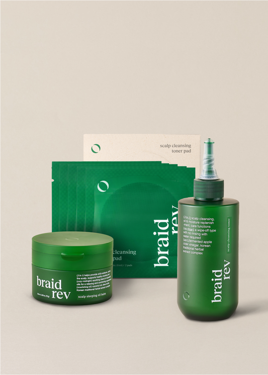 Braid Rev The Full Routine Bundle (Toner, Toner Pad, Oil Balm)