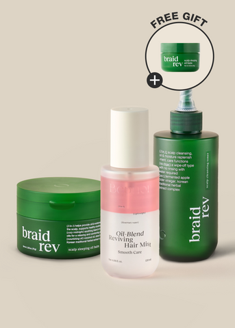 The Essential Crown & Strand Trio (Toner + Oil Balm + Choice of 2 Reviving Mists)