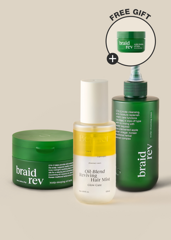 The Essential Crown & Strand Trio (Toner + Oil Balm + Choice of 2 Reviving Mists)